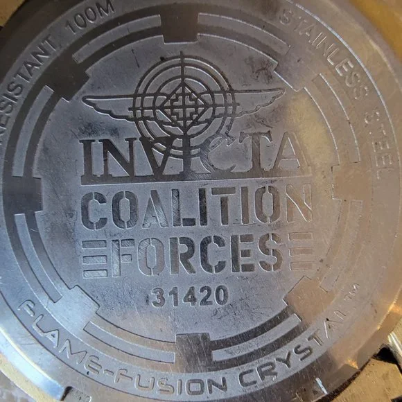 Invicta Octane Coalition Forces Chrono 48mm Gold-tone Quartz Mens Watch 31420